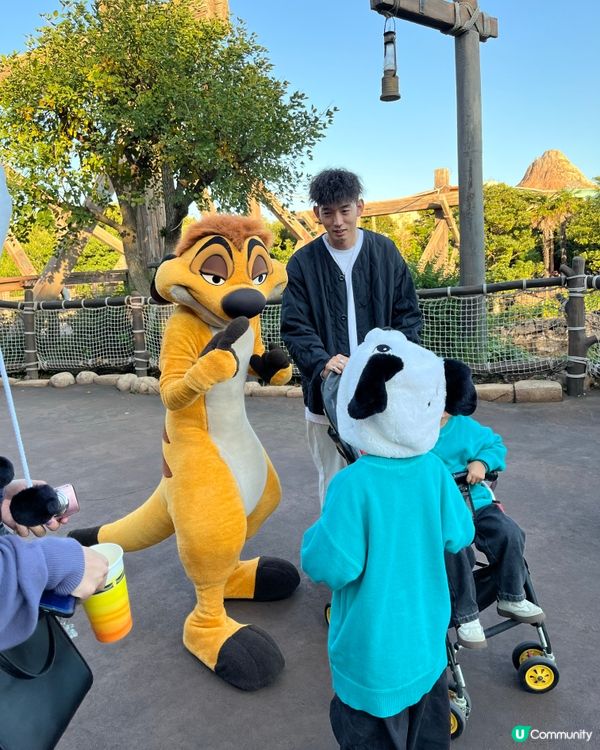 東京迪士尼海洋公園見到丁滿😍