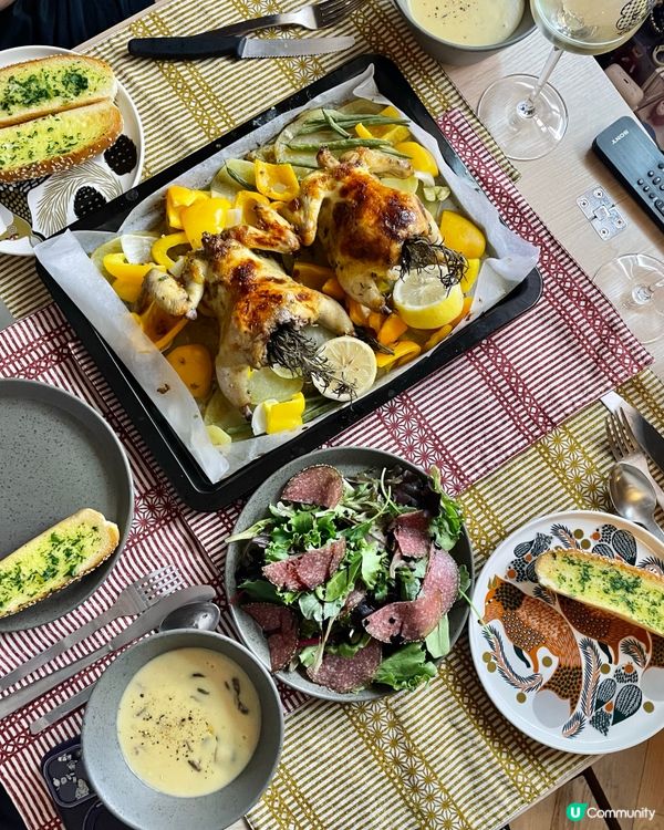 聖誕美食👩🏻‍🍳 蘋果蜜糖香草焗雞❤️