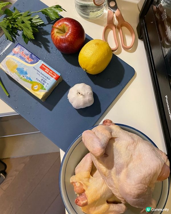 聖誕美食👩🏻‍🍳 蘋果蜜糖香草焗雞❤️