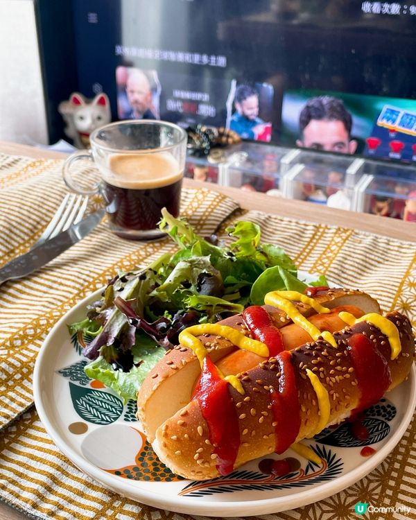 屋企嘆brunch🌭🥗☕