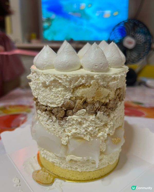 Miss Tira3寸豆乳丸子蛋糕🍰  減肥都食得😋