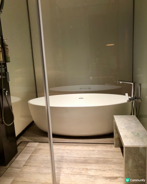 深圳灣萬麗酒店房間｜電控霧化玻璃浴缸｜近深圳灣口岸