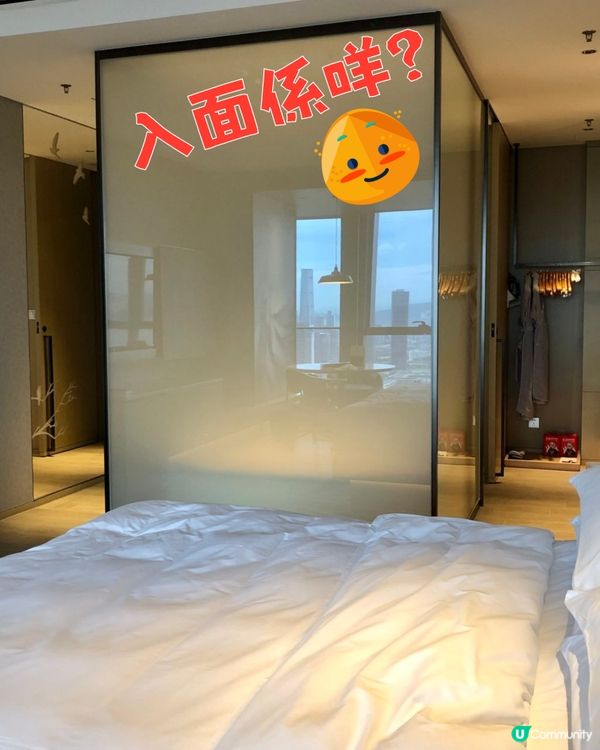 深圳灣萬麗酒店房間｜電控霧化玻璃浴缸｜近深圳灣口岸