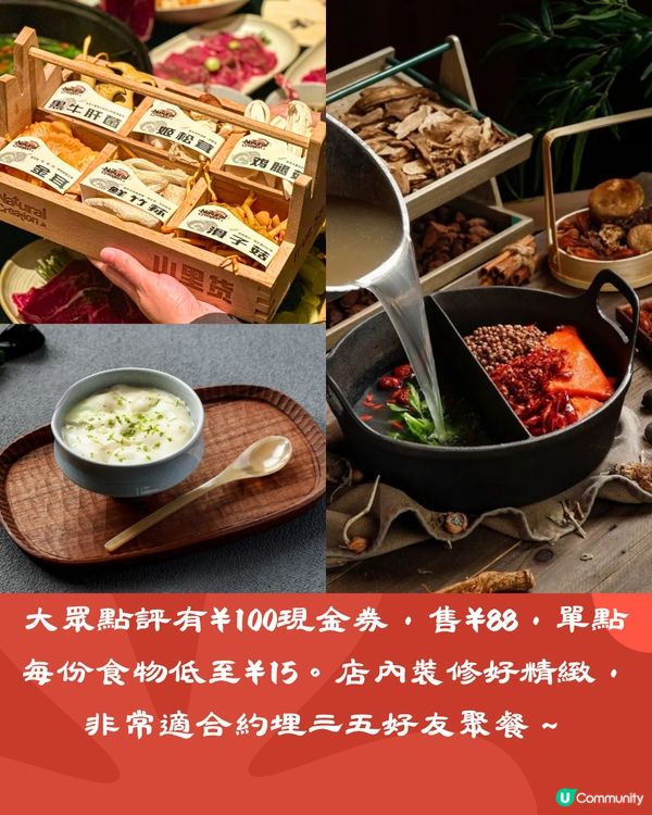 深圳新開火爆火鍋店🔥必買現金券‼️鮮味野菌拼盤