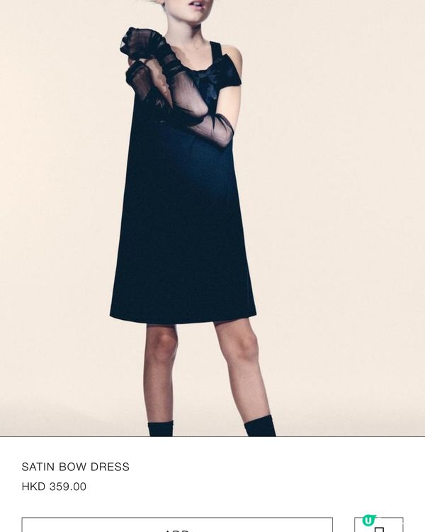 Zara童裝party dress 