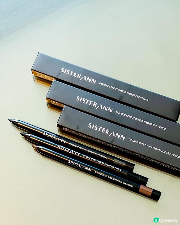 SISTERANN多功能防水眼線筆  2 in 1 眼影+眼線設計 讓你輕鬆打造完美妝容