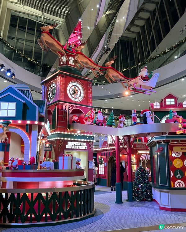 Ifc 聖誕佈置，仲有聖誕老人吸印仔