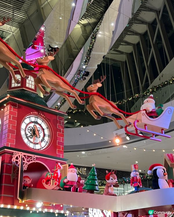 Ifc 聖誕佈置，仲有聖誕老人吸印仔