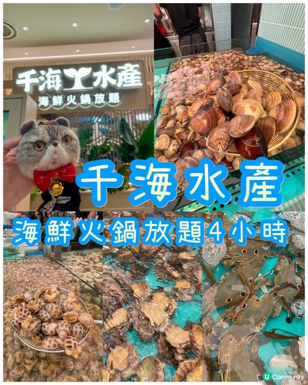 人氣大熱🔥千海水產海鮮火鍋放題👍🏼