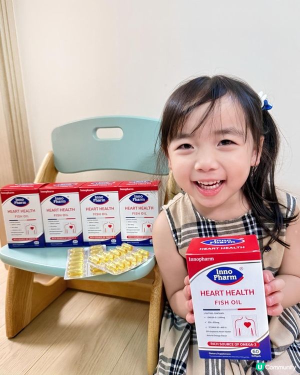 InnoPharm® 95%高濃度魚油 ｜補充 OMEGA-3保護心臟血管健康❤️