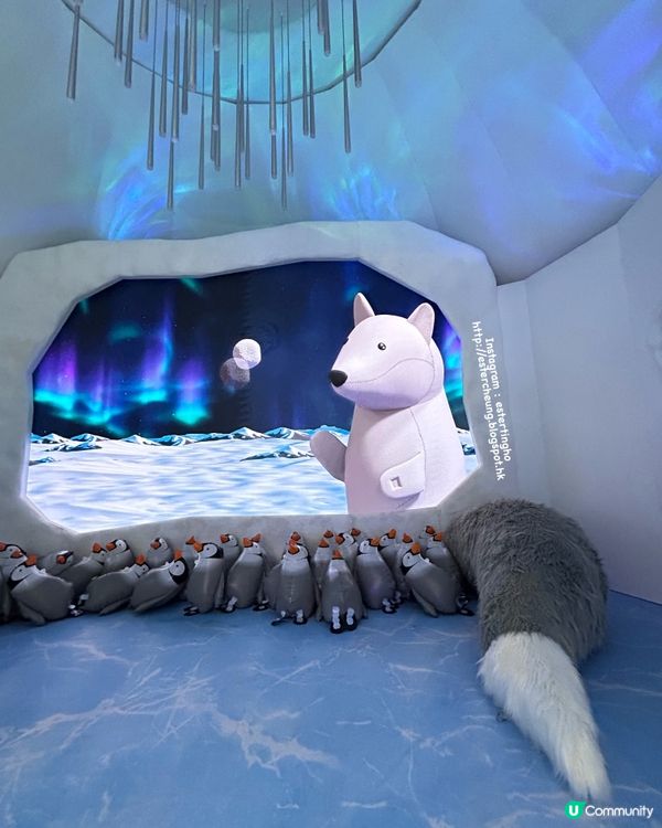 聖誕打卡 📸 Airside 極地動物齊集夢幻冰極村莊