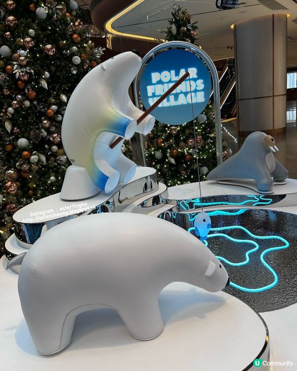 聖誕打卡 📸 Airside 極地動物齊集夢幻冰極村莊