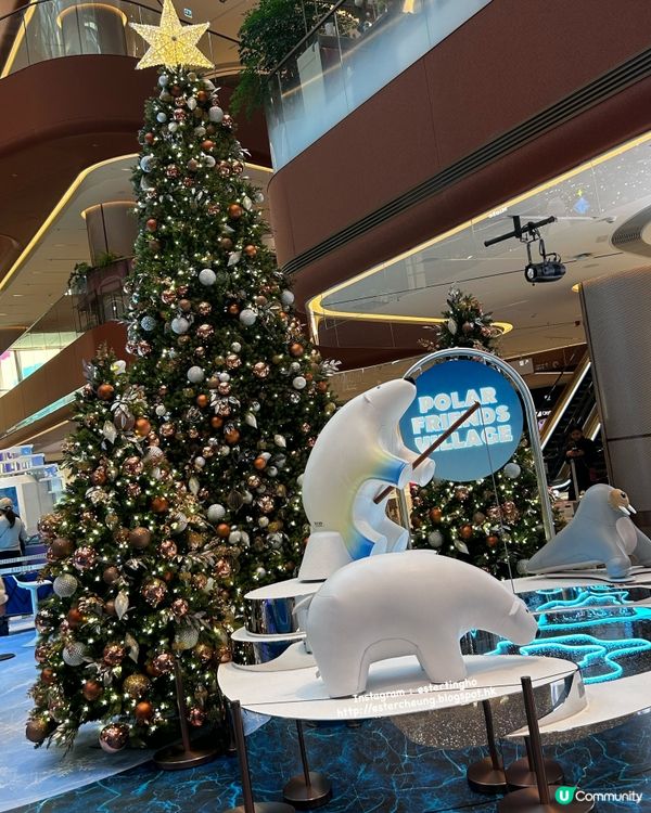 聖誕打卡 📸 Airside 極地動物齊集夢幻冰極村莊