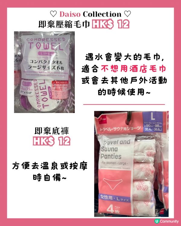 Daiso Black Friday優惠+24大旅遊好物推介