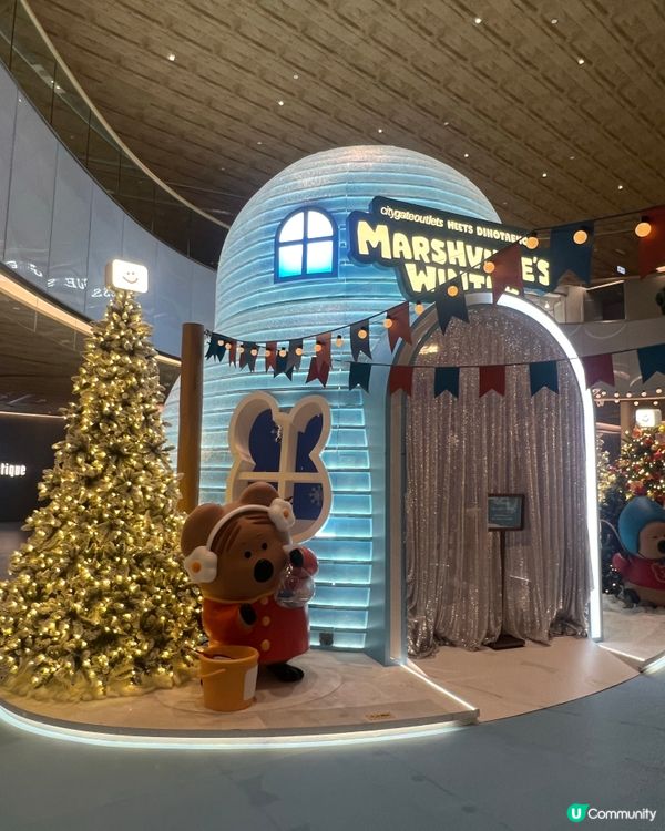 韓國短尾袋鼠DINOTAENG聖誕冰屋登陸東薈城！！🤩