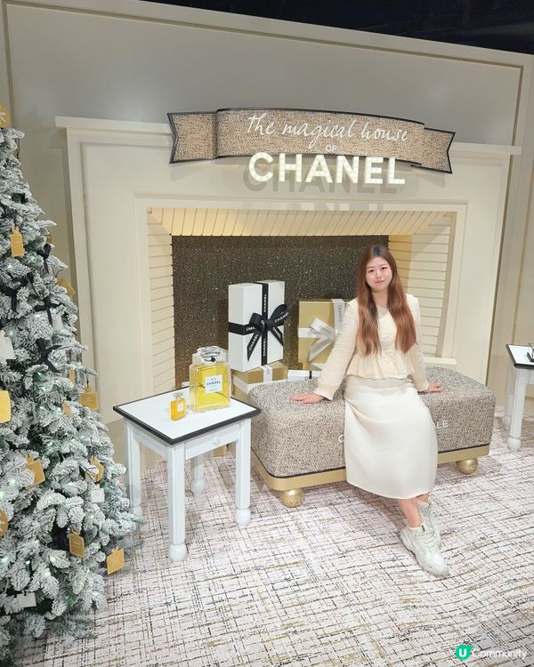 ## 🎄銅鑼灣京華中心CHANEL 聖誕裝飾登場！🤩