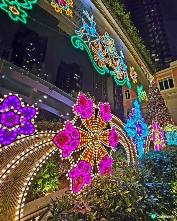 灣仔利東街聖誕燈飾 🎄聖誕夢幻之旅！🤩