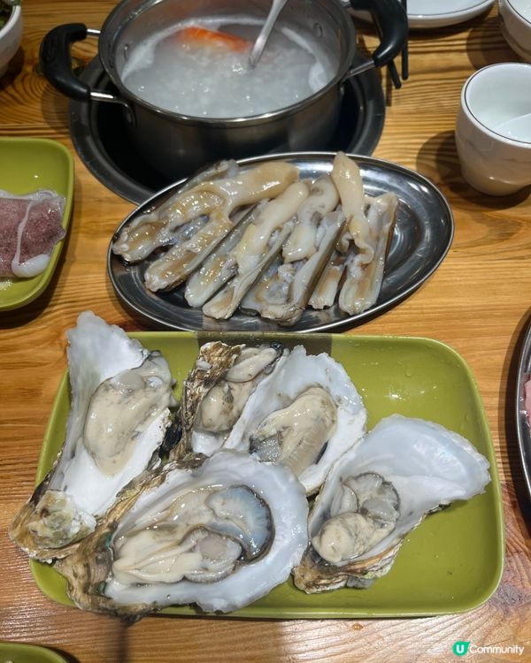 深圳南山抵食火鍋！🦪🦀🦐粵陳記煲仔粥😋😋