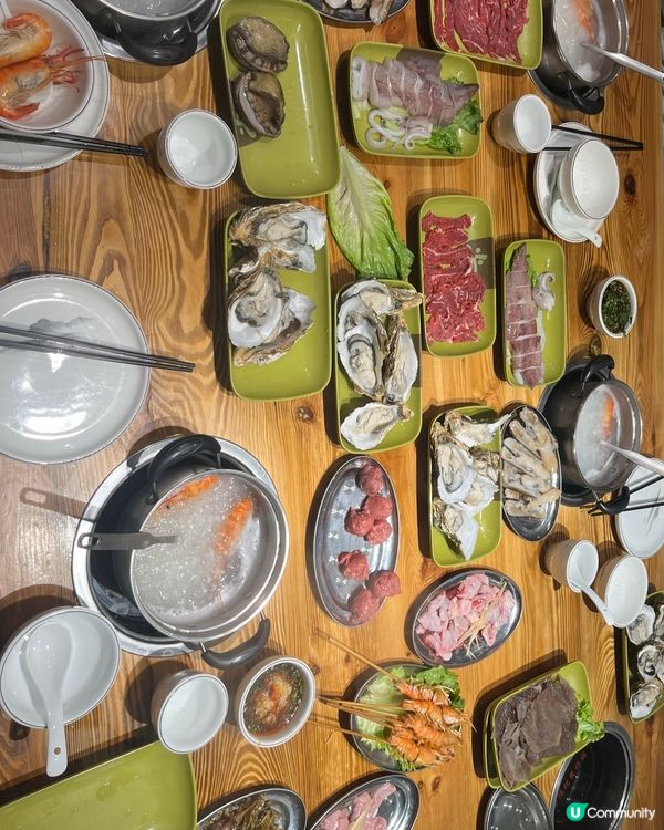 深圳南山抵食火鍋！🦪🦀🦐粵陳記煲仔粥😋😋