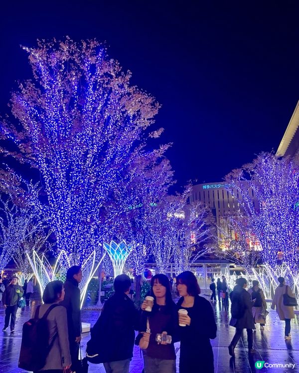 🇯🇵日本福岡博多聖誕裝疊🎄亮燈💡