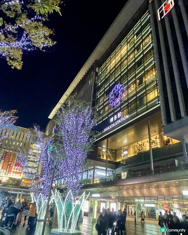 🇯🇵日本福岡博多聖誕裝疊🎄亮燈💡