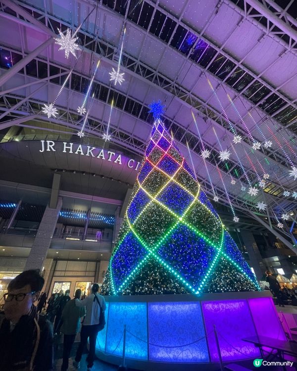 🇯🇵日本福岡博多聖誕裝疊🎄亮燈💡