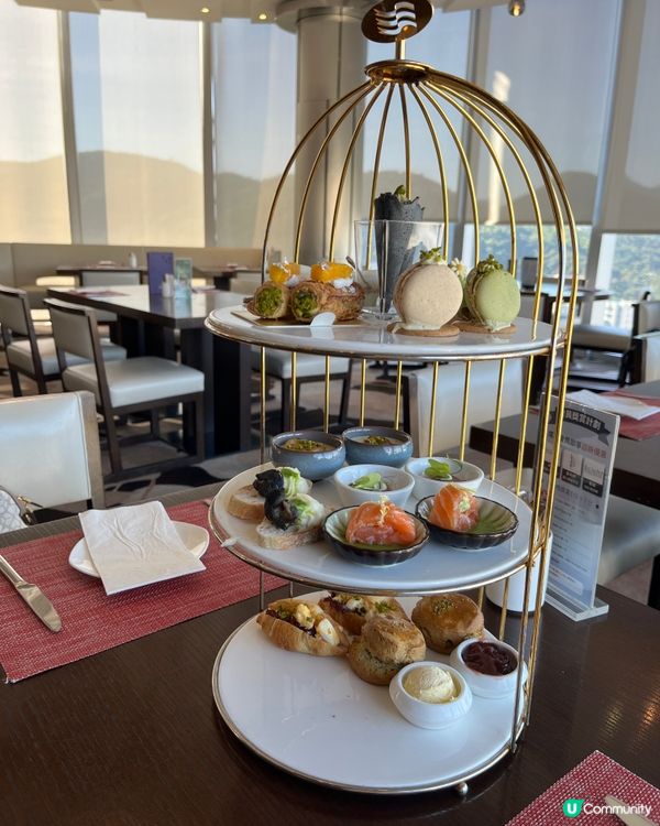 係酒店食☕️開心果主題下午茶🤩