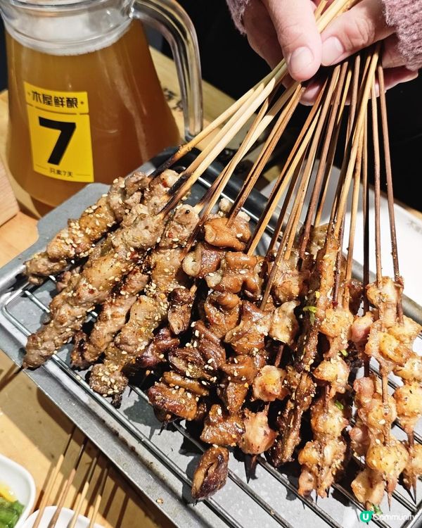 🍢木屋燒烤超人氣$9.9純肉串