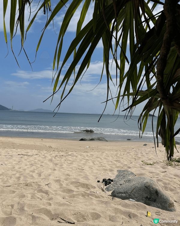 下長沙沙灘，係香港最舒服既沙灘。水質又好，夠長又唔迫人 #我...