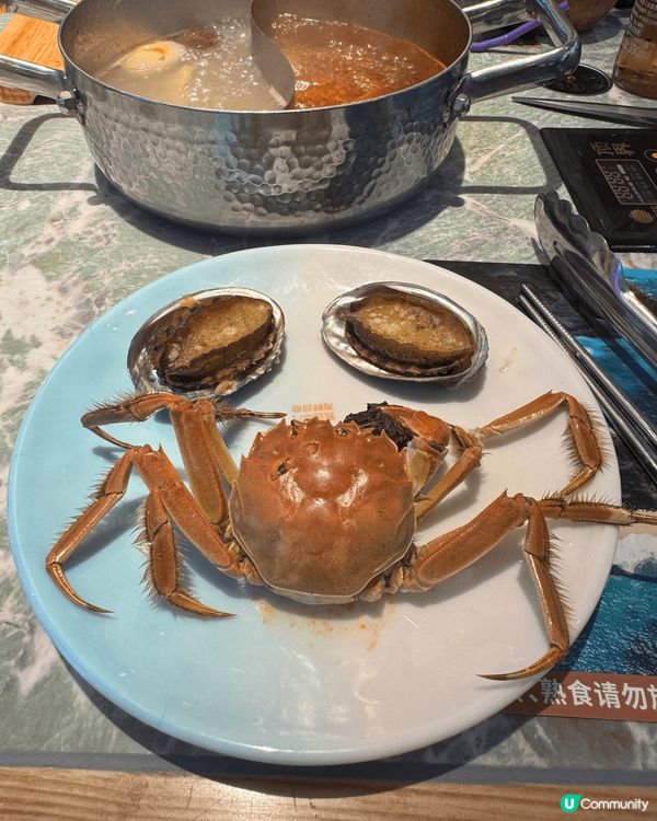 深圳皇廷廣場山海蒸氣海鮮火鍋，第二次食啦，依然係好多人等位，...