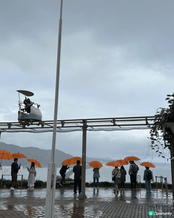 去了一天天橋立，境色不錯，可自由選擇纜車或吊車上落，山上除可...