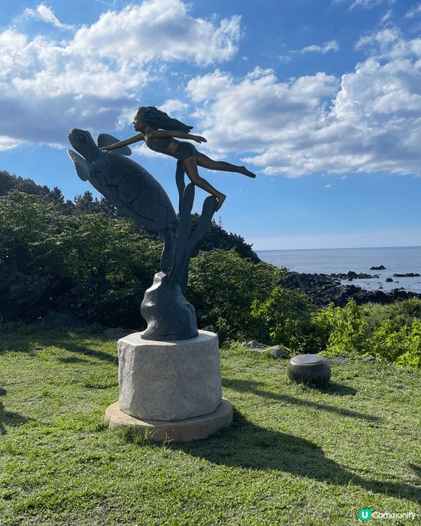 濟州之旅，有白色海邊小馬，彩色石壆，及雕像！打卡影相熱點，風...