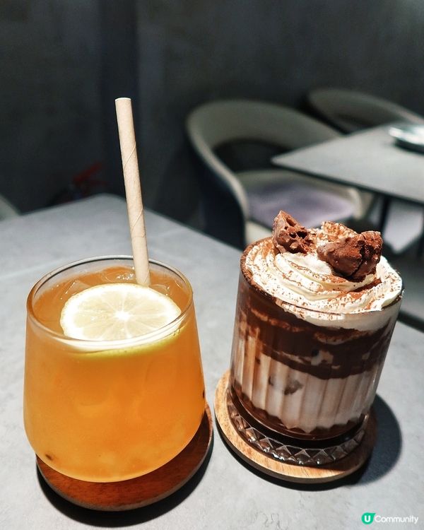 銅鑼灣工業水泥風樓上cafe ☕️  