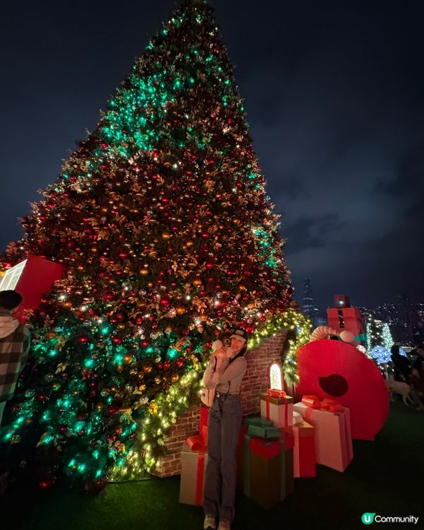 西九龍文化中心六層樓高聖誕樹打卡熱點
