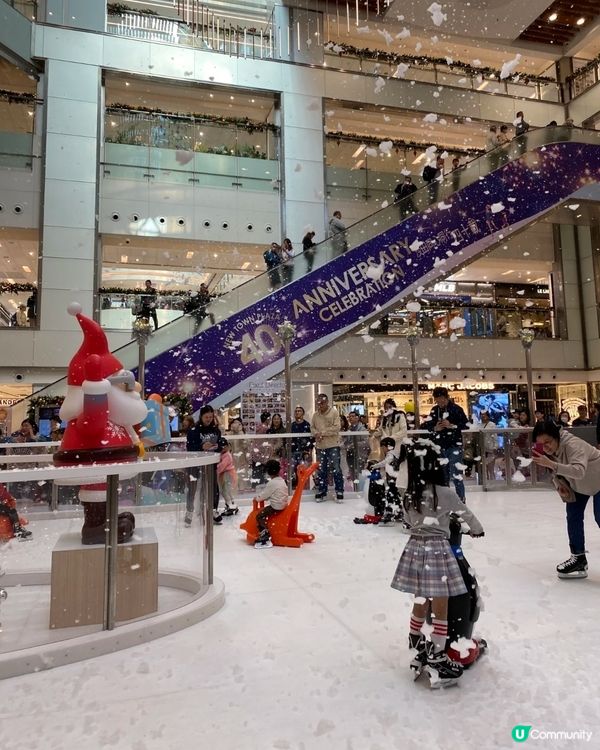 沙田免費室內溜冰，還有人工飄雪