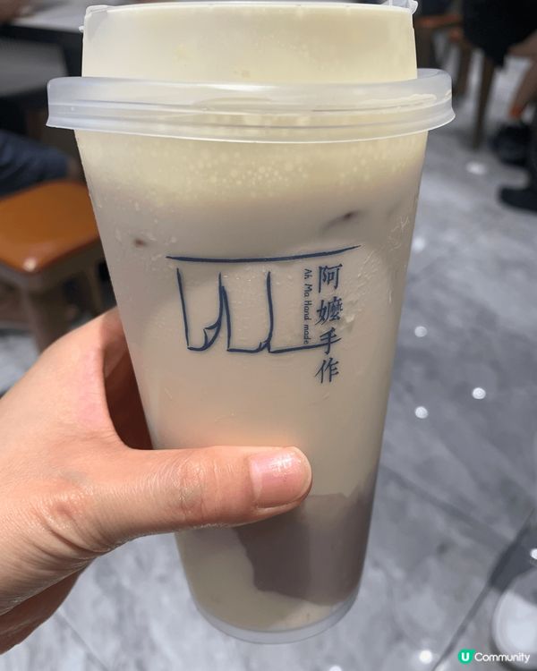 阿嫲手作（金光華店）：叫左打米麻薯，茶底係清清地既斯里蘭卡，...