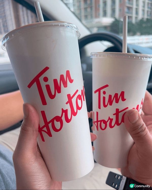 Tim Horton coffee, 每次番加拿大都一定要飲...