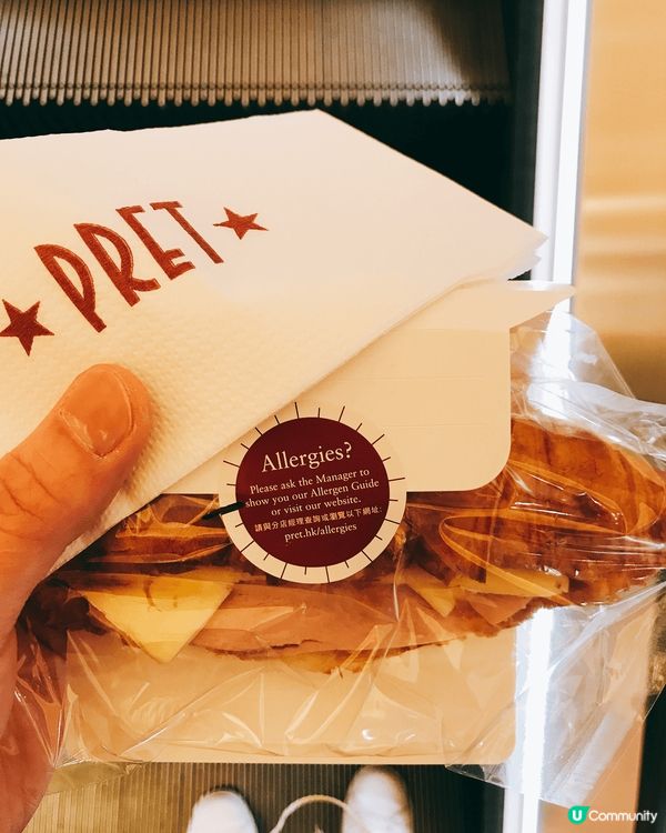 I’m a big fans of Pret A Mange...