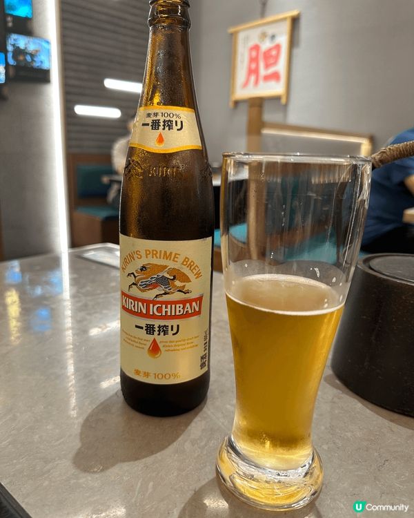 食阿拉斯加長腳蟹一定要飲啤酒🍻嘅，🦀+🍺係絕配的😘