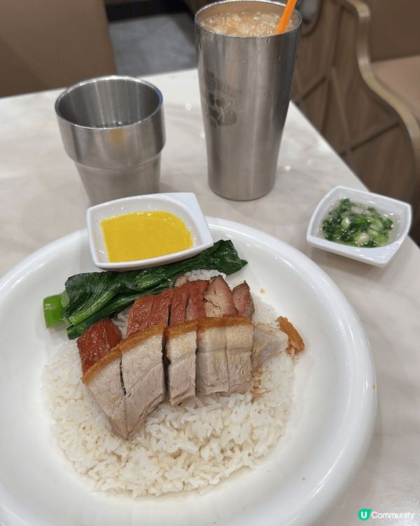 1.香港地道美食燒味飯配一杯凍啡，即刻回魂