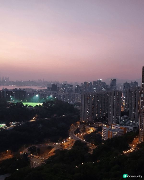 左上：碧雲道遠眺維港夜景