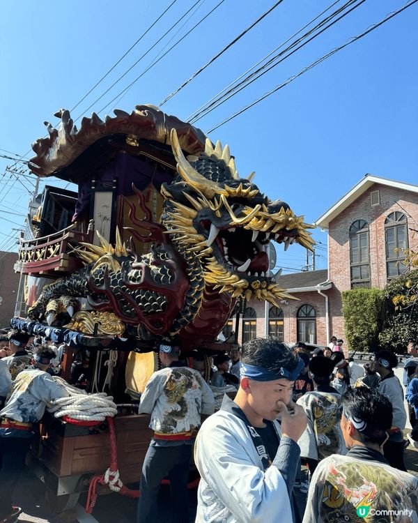 日本🇯🇵佐賀市唐津城，一年一度秋祭盛典。此乃非物質文遺產活動...