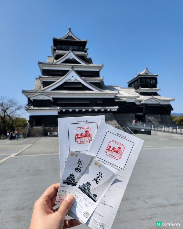 終於黎到熊本城啦，上之黎熊本，因為剛地震，熊本城要修葺所以入...