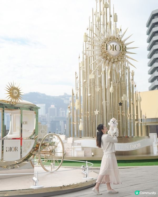 尖沙咀海旁 K11Musea Dior 聖誕裝飾