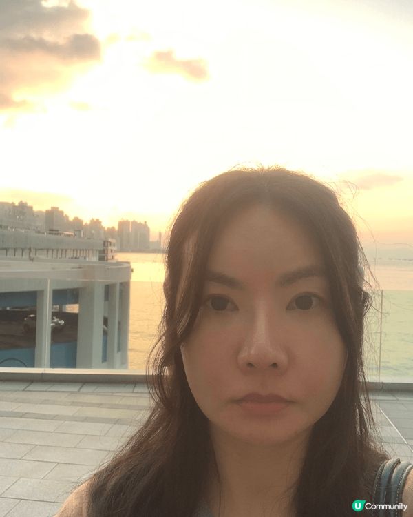 尖沙咀海城拍攝的晚霞景色