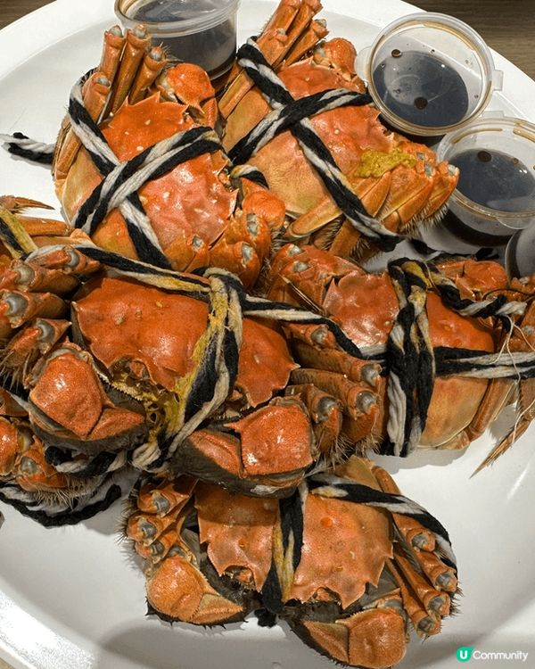 又到大閘蟹肥美的季節、深港兩地的蟹也來試一下、真的好吃。希望...
