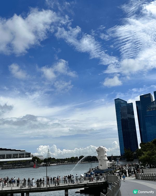 去新加坡🇸🇬魚尾獅、金沙酒店🏨成功打卡，仲買左新加坡傳統雪糕...