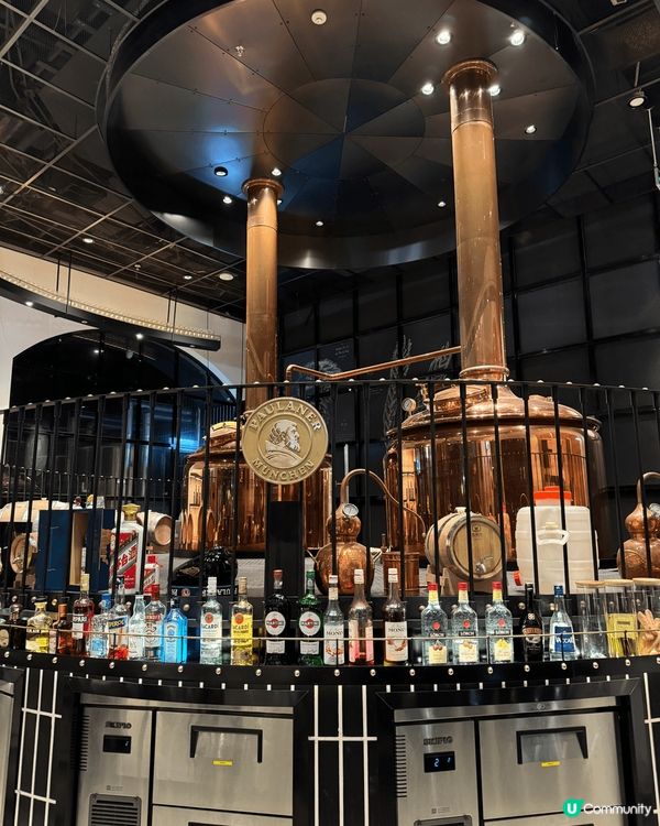 德國Paulaner 啤酒餐廳😍在餐廳用膳可以參觀啤酒釀製方...