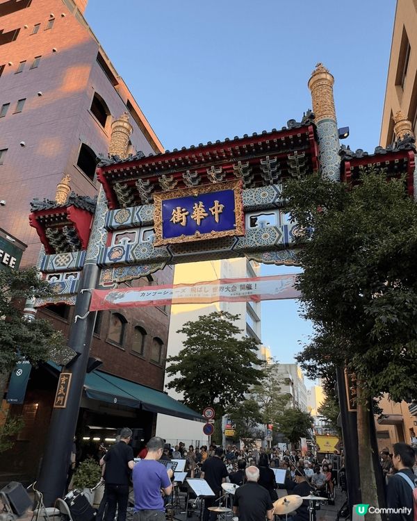 去東京橫濱必去中華街打咭，超多中華美食同埋中式招牌，建築都係...