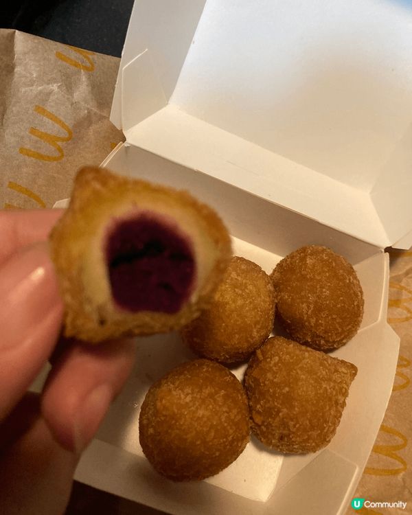 試左麥當勞新出紫薯波波，好脆好香，仲去咗深圳玩，換埋最新ha...